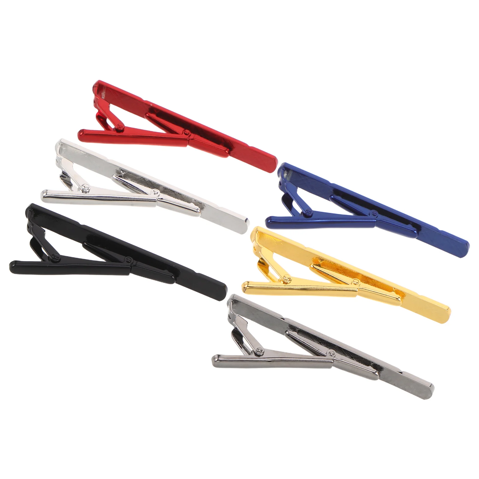 

Silver Color Business Tie Clip Men's Accessories Stainless Steel Elegant Design Office Wear 128 Characters Max Length