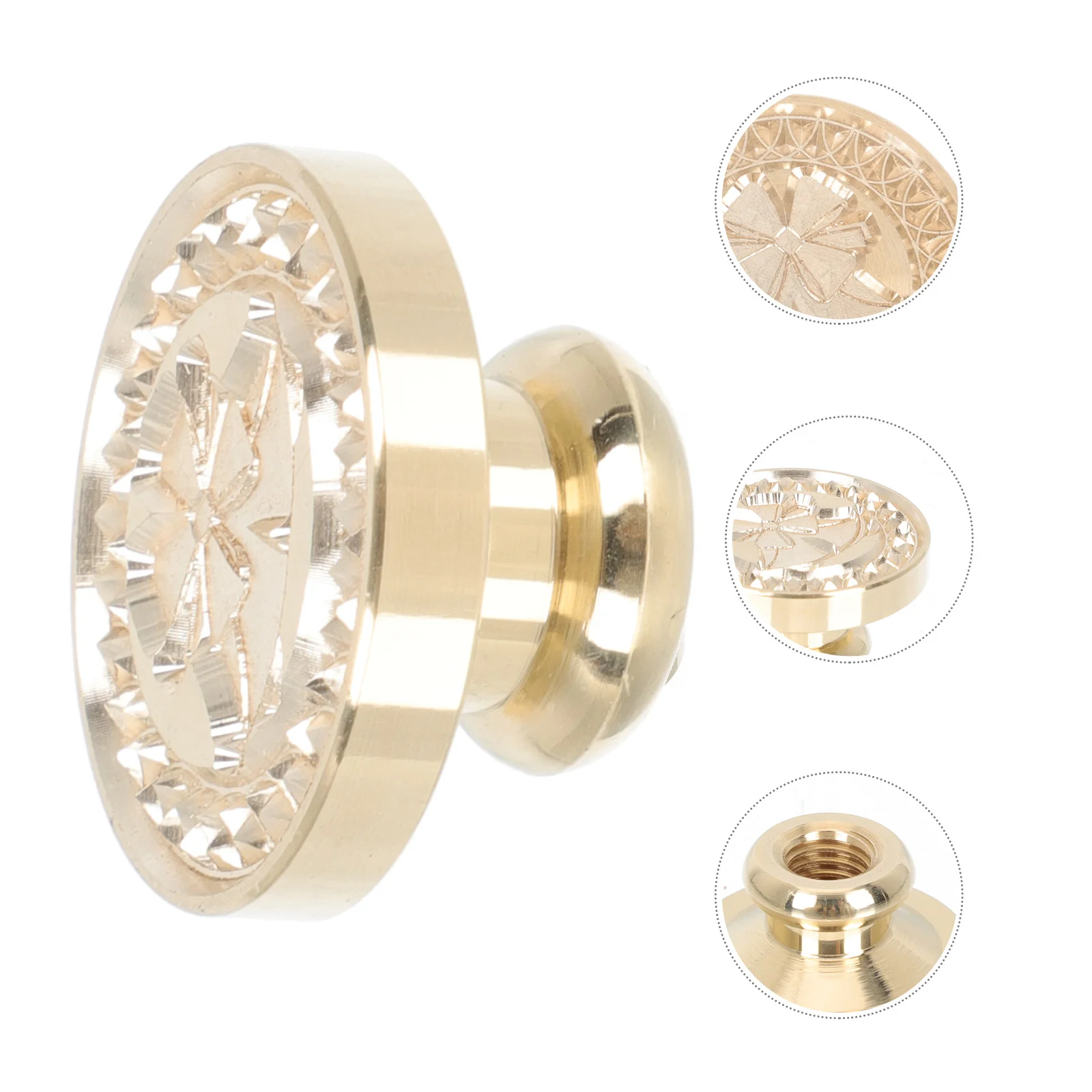 

1Pcs Fire Head Xmas Design Easy Install Nonstick Smooth Shiny Attractive DIY Craft Gift Envelope Sealing Lacquer Head