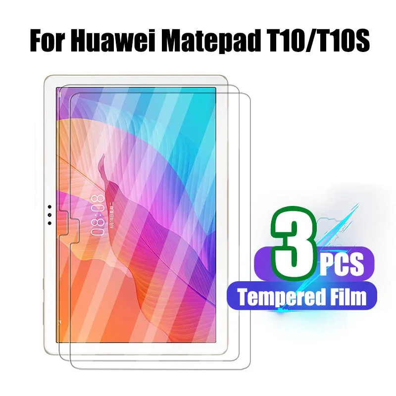 

Screen Protector for Huawei Matepad T10 T10s T 10s 10.1 Inch 2020 Tempered Glass HD Transparency Glass Protector film