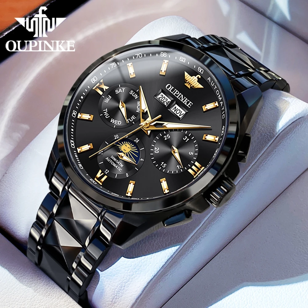 

OUPINKE 3201 Best Selling Men's Watches Multi functional Automatic Display Time Automatic mechanical Wrist watch for Man