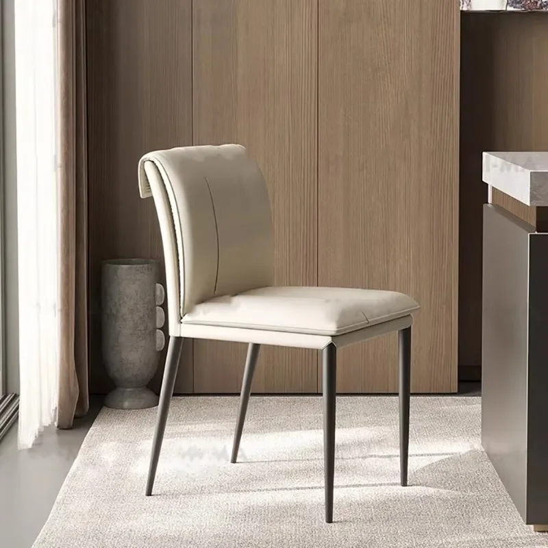현대적인 식사 의자 2개 세트 미적 편안한 미니멀리스트 디자이너 식사 의자 아름다움 북유럽 의자 고급 가구