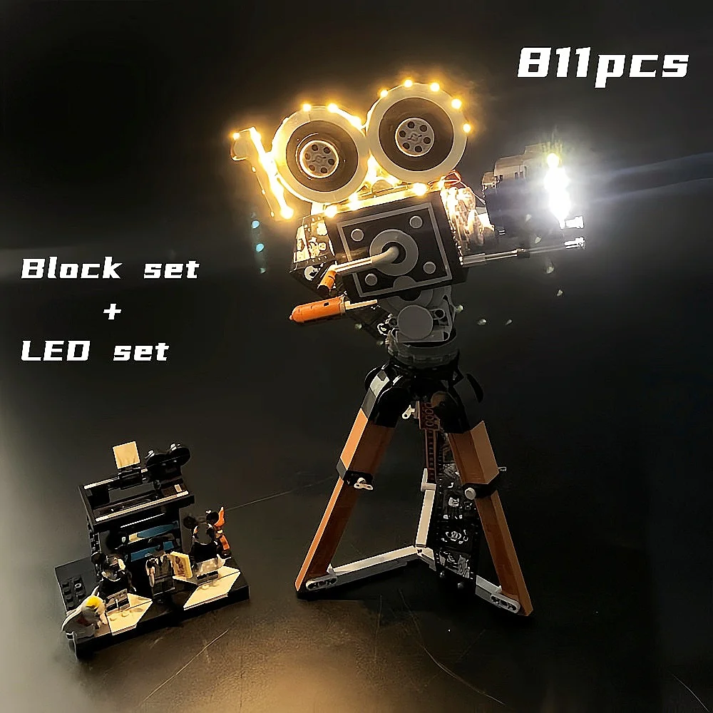 811Pcs Walt Tribute Camera Creative Model Moc Bricks 43230 Building Blocks Creator Expert Sets Adults Toys Boys Birthday Gifts