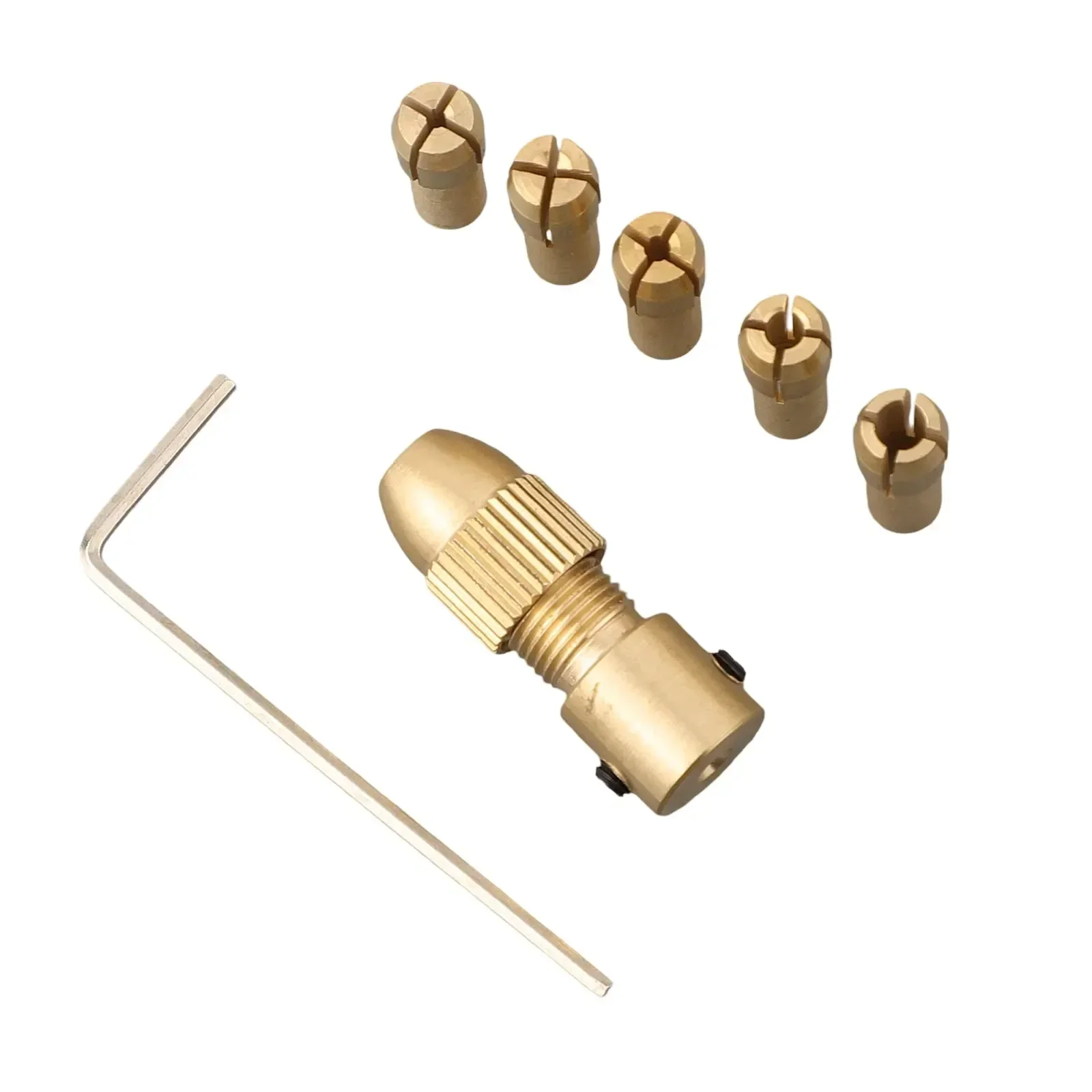 Electric Drill Bit Kit Chuck Adapter Collet Versatile Brass Chuck And Collet Set Compatible With Drill Sizes And Types