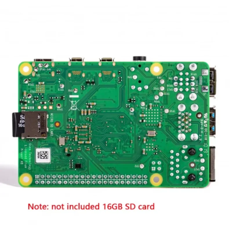 Original Raspberry Pi 4 Model B 1GB/2GB/4GB/8GB RAM 64-bit 1.5GHz quad-core cpu Support WIFI Bluetooth 5.0 Development Board