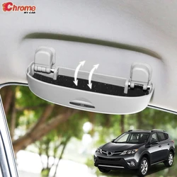 Car Accessories For Toyota RAV4 2013 2014 2015 2016 2017 2018 Interior Sunglasses Holder Glasses Case Cage Storage Box Container