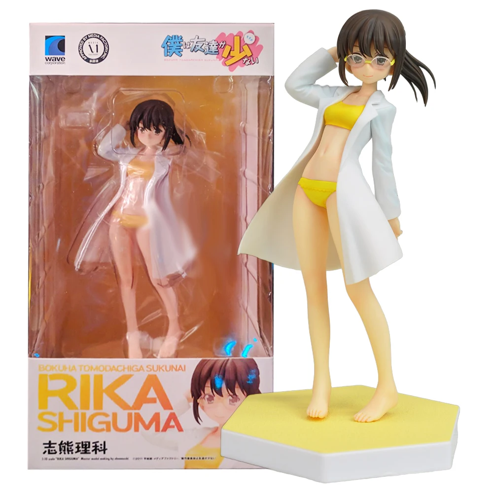 16CM Anime Boku wa Tomodachi ga Sukunai Shiguma Rika Figurka Beach Queens 1/10 Strój kąpielowy ver Model Zabawka Lalka Aciton Kolekcja Prezent