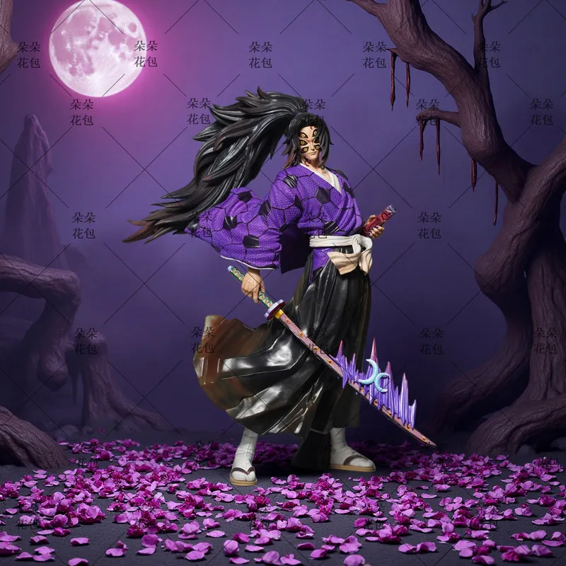 

Ft Demon Slayer Kokushibo Gk Figure Upper Moon One Statue Collectible Desktop Decoration Birthday Gift Anime Collectors