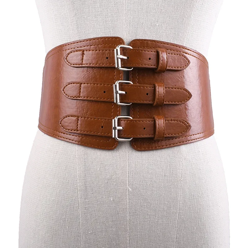 Ceinture d'armure en cuir pour hommes et femmes, pochette en cuir large, style médiéval, style Steampunk, Cosplay, chevalier Viking Antique, accessoires pour Larp