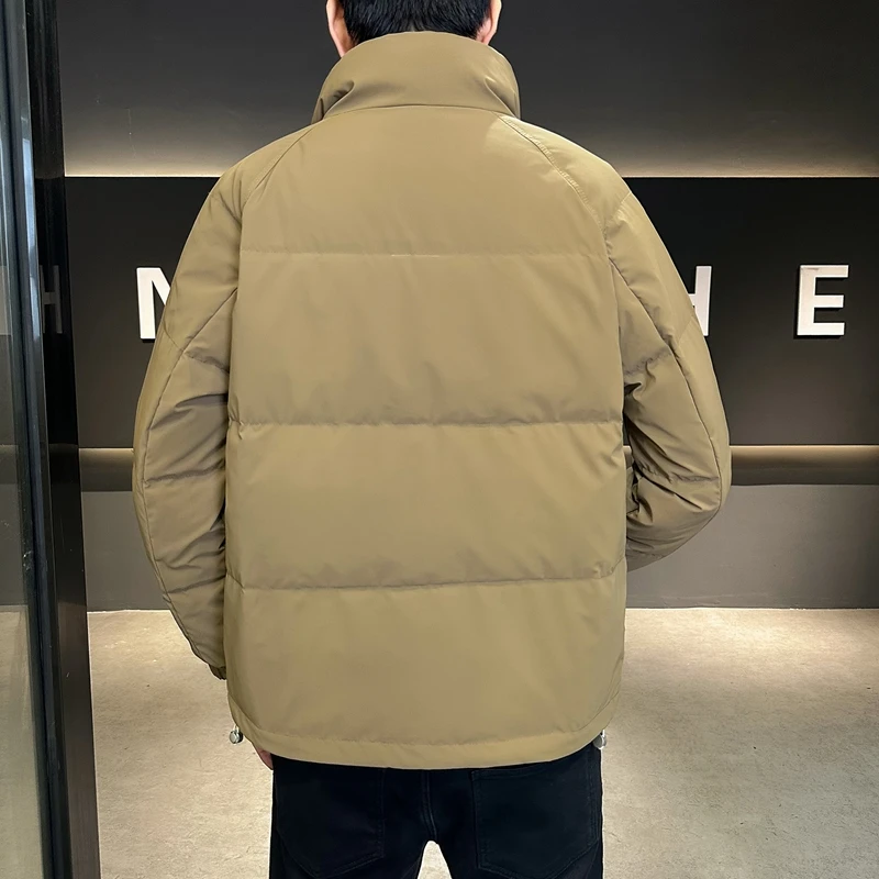 Doudoune courte pour homme, manteau en polaire épaissie, norme nationale UR, hiver, nouveau, 2023