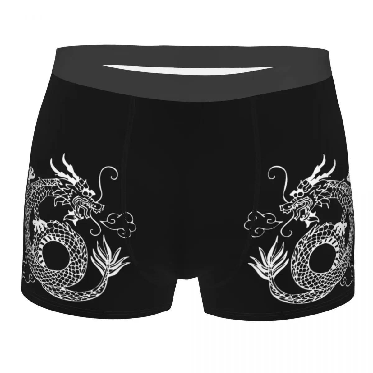 

Humor Boxer Shorts Panties Men's Dragon Oni Mouth Demon Bnha Japanese Underwear Soft Underpants for Male