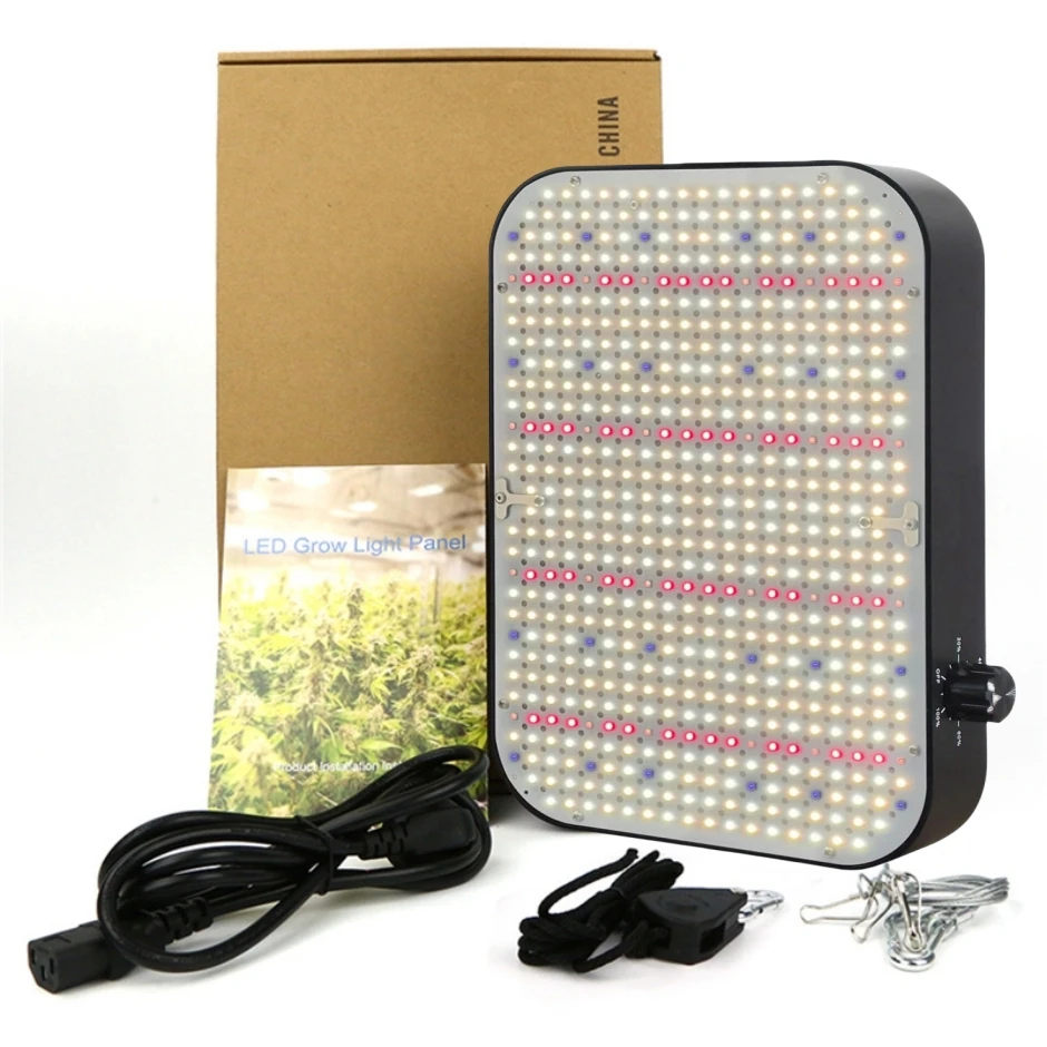 QKWIN CR 200W Led Grow Light for greenhouse Samsung 281b Leds QBS 588pcs leds built with 26DB fans full spectrum