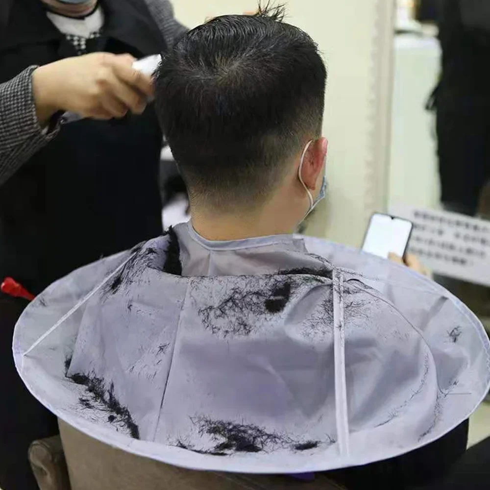 Adult Haircut Cloak Cloth Hair Dye Breathable Household Haircut Cloak Foldable Haircut Tools Hair Coloring Products Medium Sizes