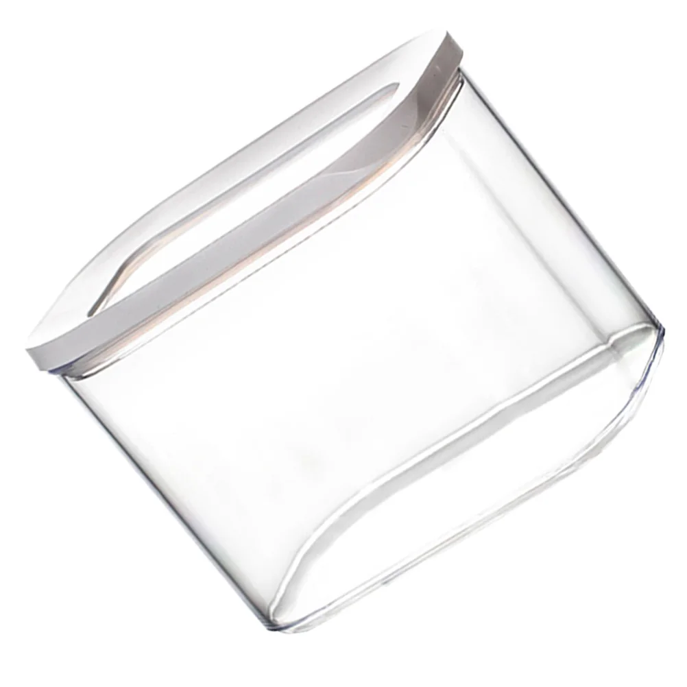 

1pc Storage Container Snacks Grains Coffee Beans Airtight Seal Transparent Food Preservation Kitchen Fresh Box Household Beans