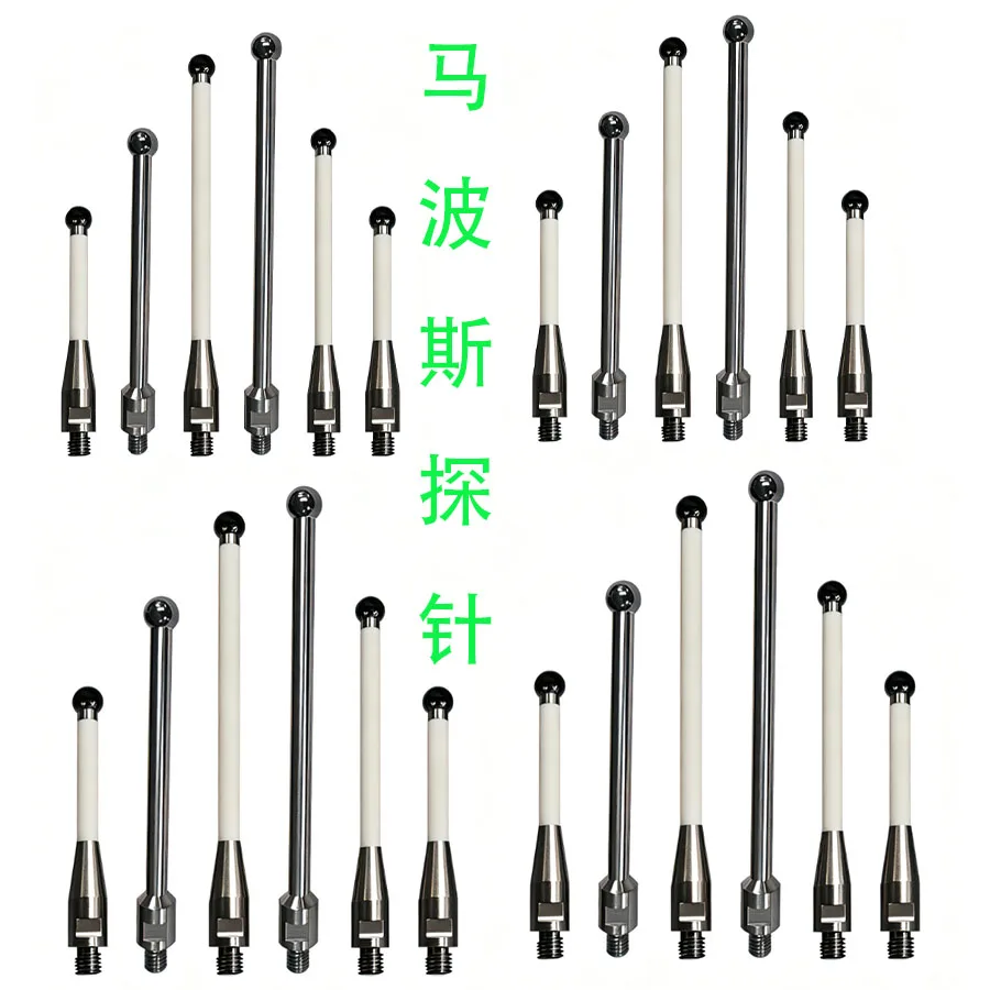 Marposs M4 Straight Probe Stylus Cemented Carbide Ball Tip CNC Machine Tool Measuring Needle For Marposs MIDA VOP40 VOP60 Probe