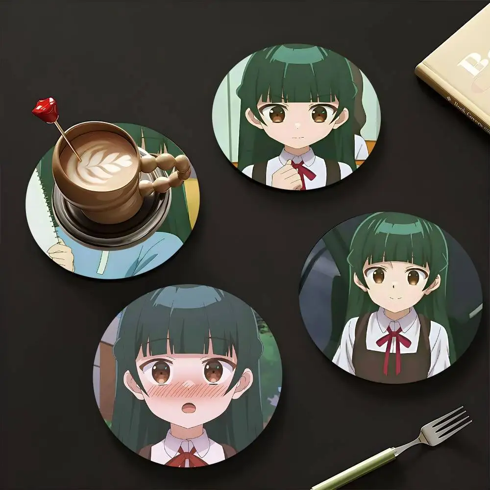 1pc Tsukasa Gojouin Anime Characters Wooden Coaster Colour Printing Cup Mat Home Desk Decoration Gifts