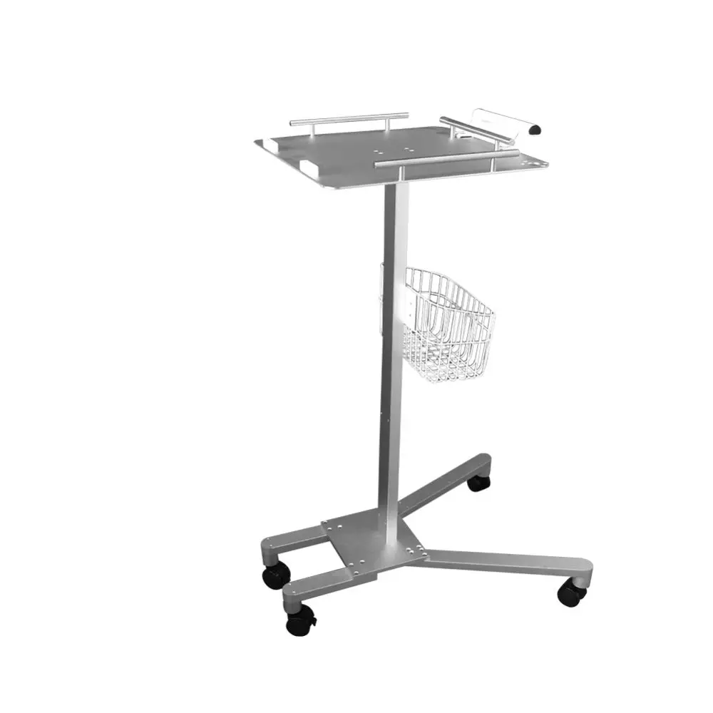 Medical Standing Trolley Rolling Cart Stable Medical Trolley With Big Platform