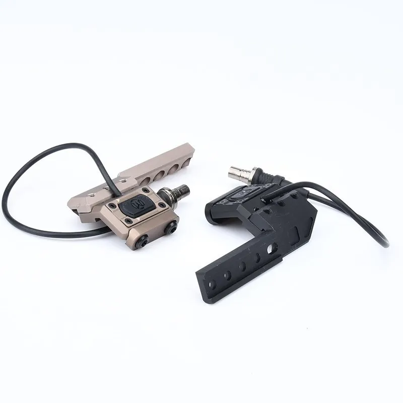 Imagem -03 - Botão Tático Interruptor de Pressão Remoto Mod para Wadsn M300a Lanterna M600c Arma Scout Light Fit 20 mm Rail Airsoft