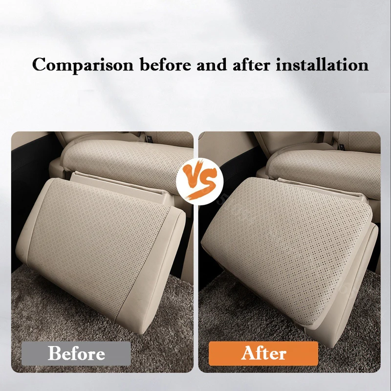 For Toyota Alphard Vellfire Car Mid-row Leg Rest Cushion Comfortable Leg Support Pillow Heightening Pad Car Interior Accessories