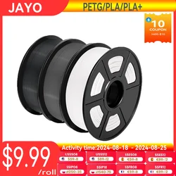 JAYO-filamento de impresora 3D PETG/PLA +, 1,75mm, 1,1 kg/rollo para impresora 3D de bambú FDM, materiales de impresión 3D perfectamente enrollados