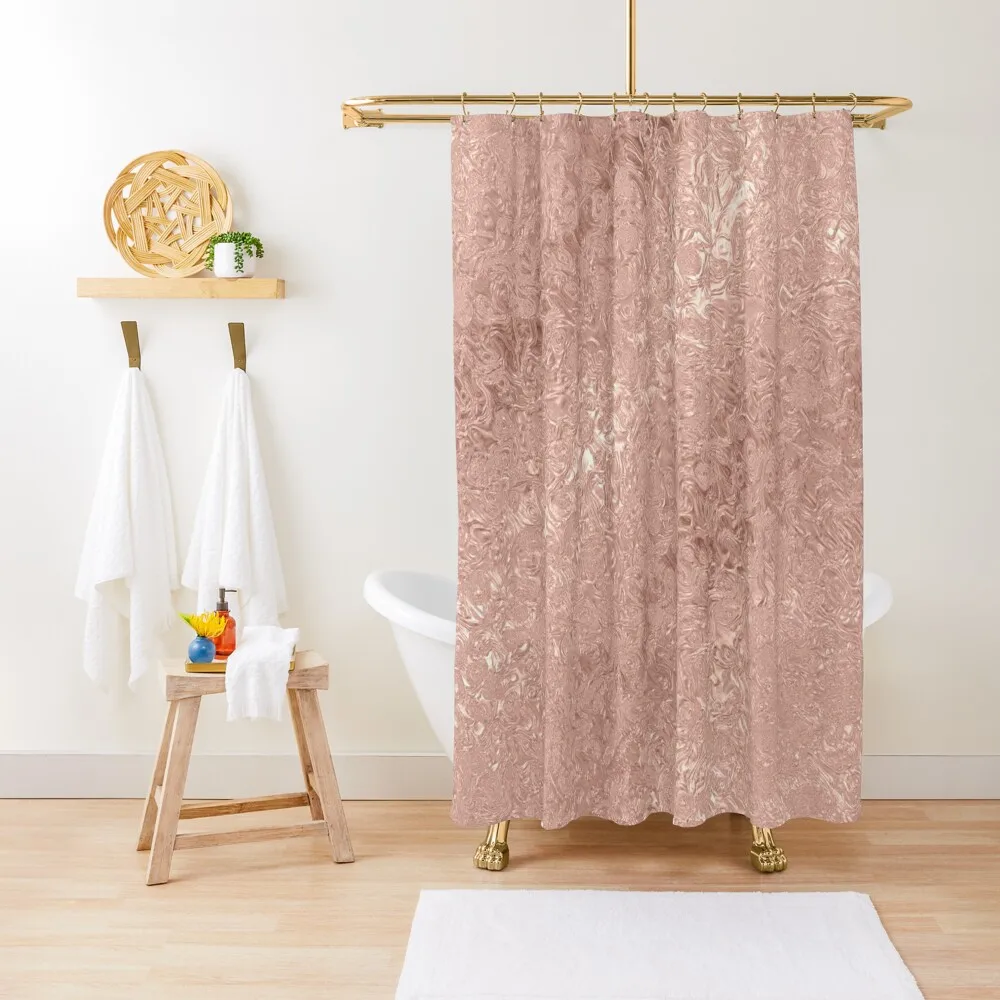 

Rose Gold Goddess Shower Curtain Bathroom Shower Set Washable Waterproof Fabric Shower Bath Curtain