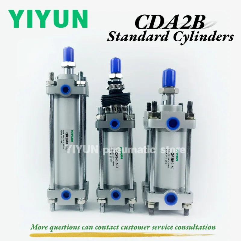

CDA2B100-25,50,75,100,125,150,175,200,225,250,600,700,800,900,1000,YIYUN,Стандартный цилиндр Цилиндр двойного действия, серия CDA2B