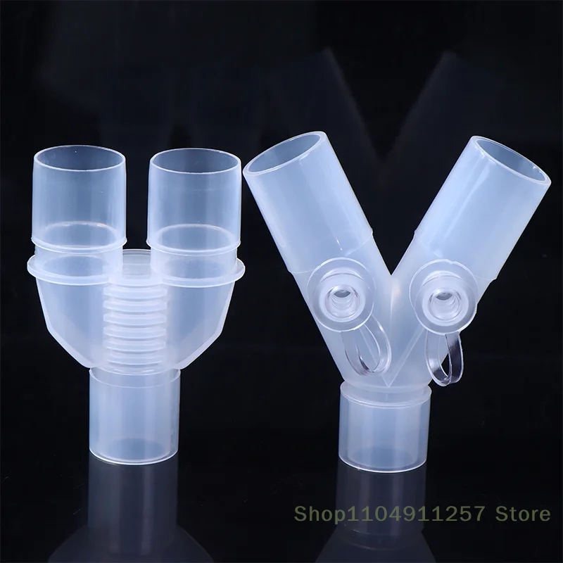 

15 To 22mm Anesthesia Breathing Circuit Corrugated Y-shaped Three Way Connector Veterinary Equipment