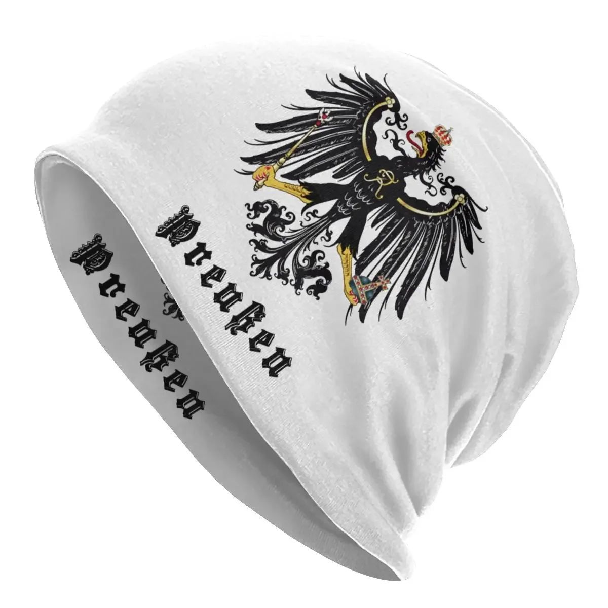 Prussia Flag Axis Powers Hetalia Anime APH Cap Hip Hop Skullies Beanies Hats Male Adult Thermal Elastic Bonnet Knit Hat