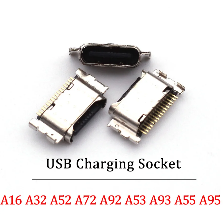 10-100PCS For OPPO A95 A93 A92 A55 A52 A53 A32 A16 USB Charging Port Dock Plug Charger Connector Socket Repair Parts