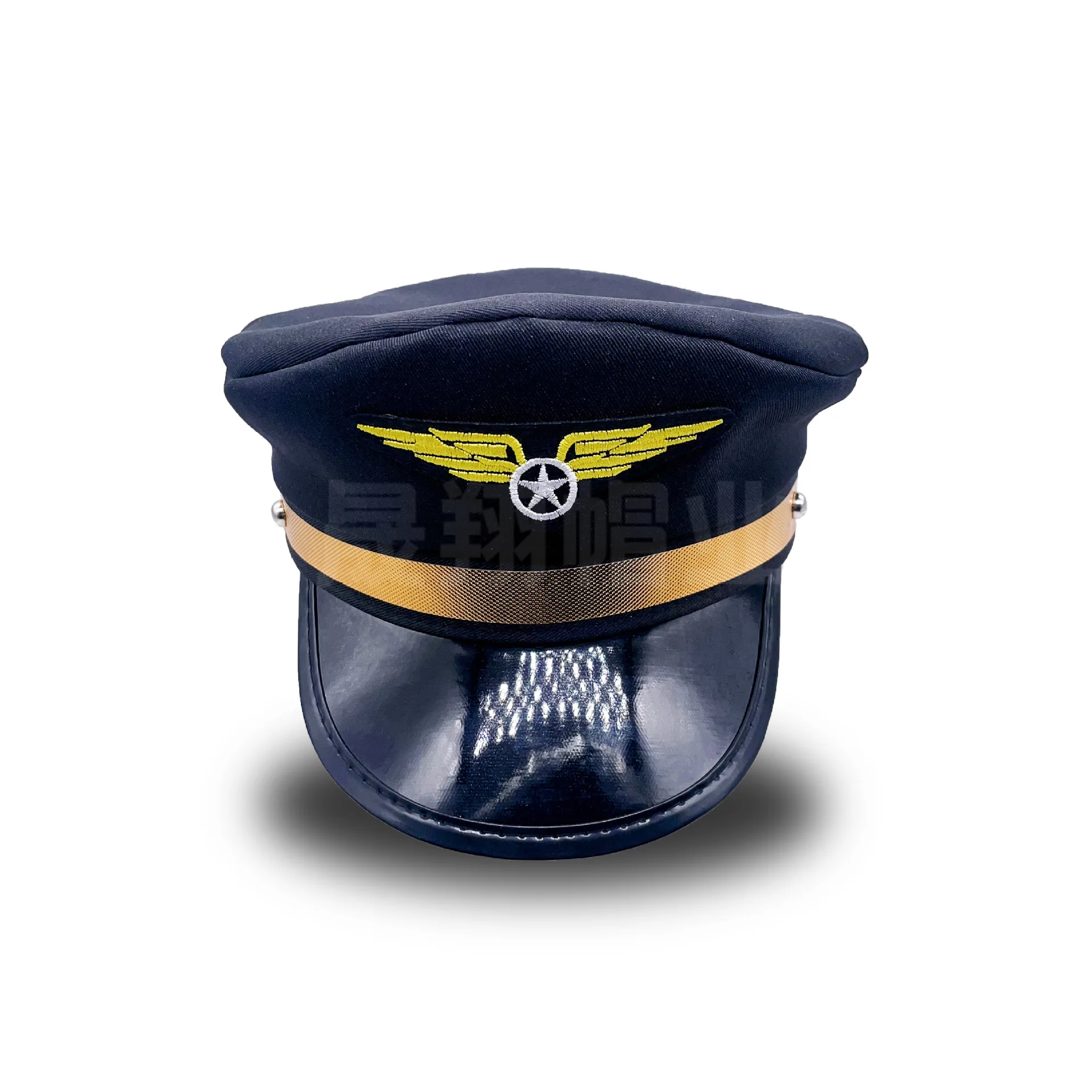 Military Hat Army Peaked Captain flight cap fun party sun protection shade adjustable adult flight attendant accessories 8M169