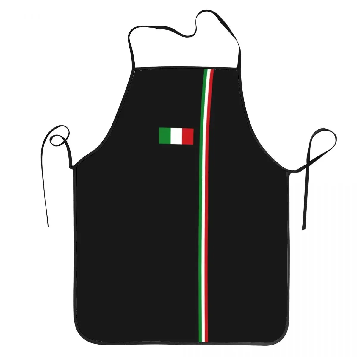 50X75cm Retro Italian Flag Pizza Aprons Men Women Italy Pride Adult Unisex Kitchen Chef Bib Tablier Cuisine Cooking Baking