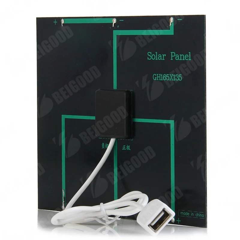 6V 3.5W Solar Module Charging Board DIY Solar Panel Battery Charger With USB Port Portable Outdoor Power Bank For Mobile Phones