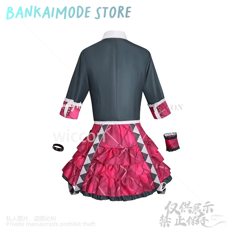 Anime Gra Project Sekai 코스프레 Mikuuu Kostium Leo Potrzebuję Mundurka Gorąca Róża Jirai Kei Sukienka Dziewczęca Spódniczka w Kratę Lolita Personalizowana