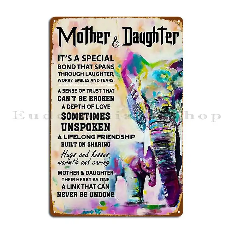 Family Reunion Mother Daughter It S A Special Meaning Quotes Gift Metal Plaque Poster Party Home Garage Design Tin Sign Poster