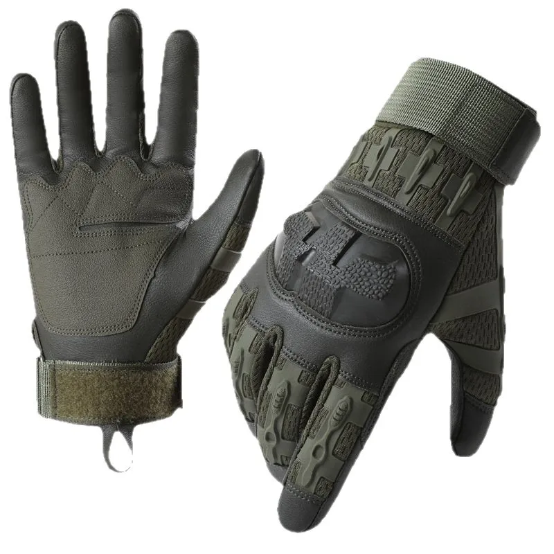 

Tactical gloves, all finger anti slip and wear-resistant, suitable for outdoor rock climbing, mountaineering, cycling sports