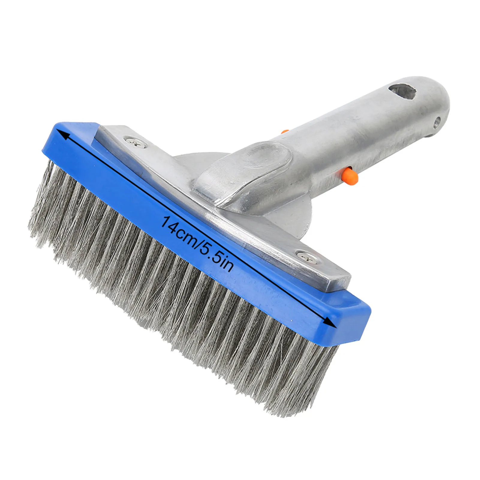 5.5inch Swimming Pool Stainless Steel Brush for Spa Pond Floor Wall Cleaning Equipment