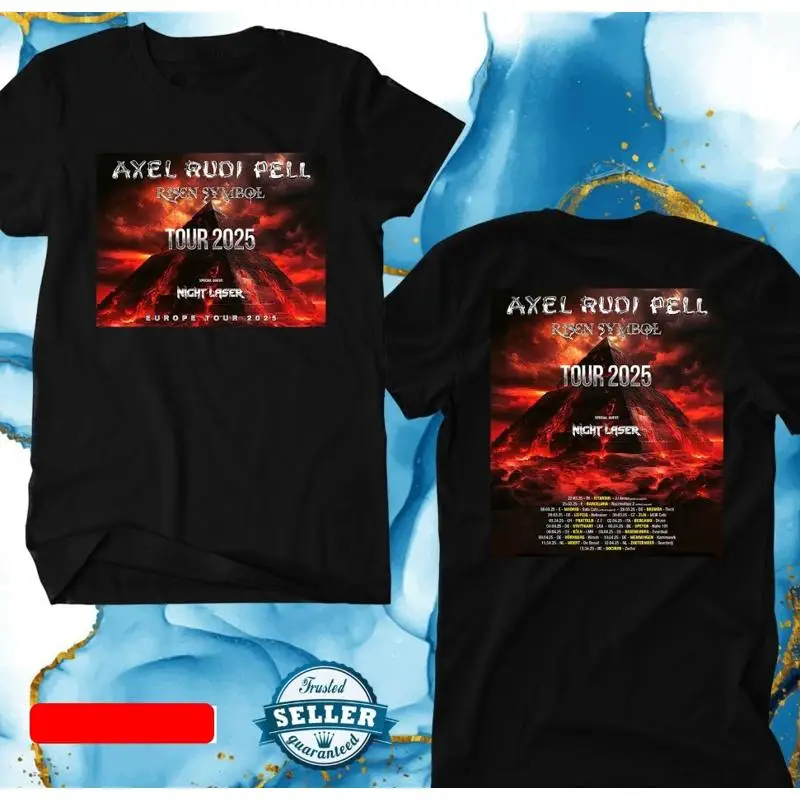 Axel Rudi Pell Risen Symbol Europe Tour 2025 T Shirt