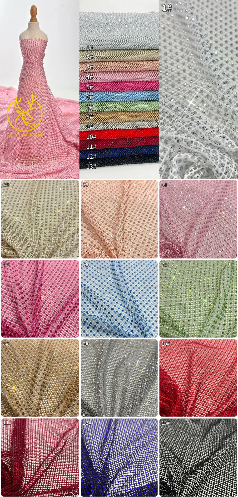 قماش دانتيل من الحجر الثقيل الأفريقي قماش دانتيل شبكي مطاطي لحفلات الزفاف الفرنسية 2025 قماش دانتيل فاخر من التول النيجيري للفساتين