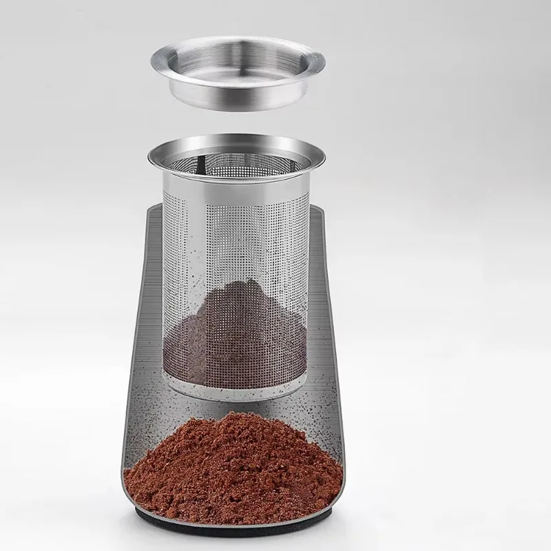 Stainless steel powder cup coffee sifter mini coffee powder filter smelling cup filter coffee accessories