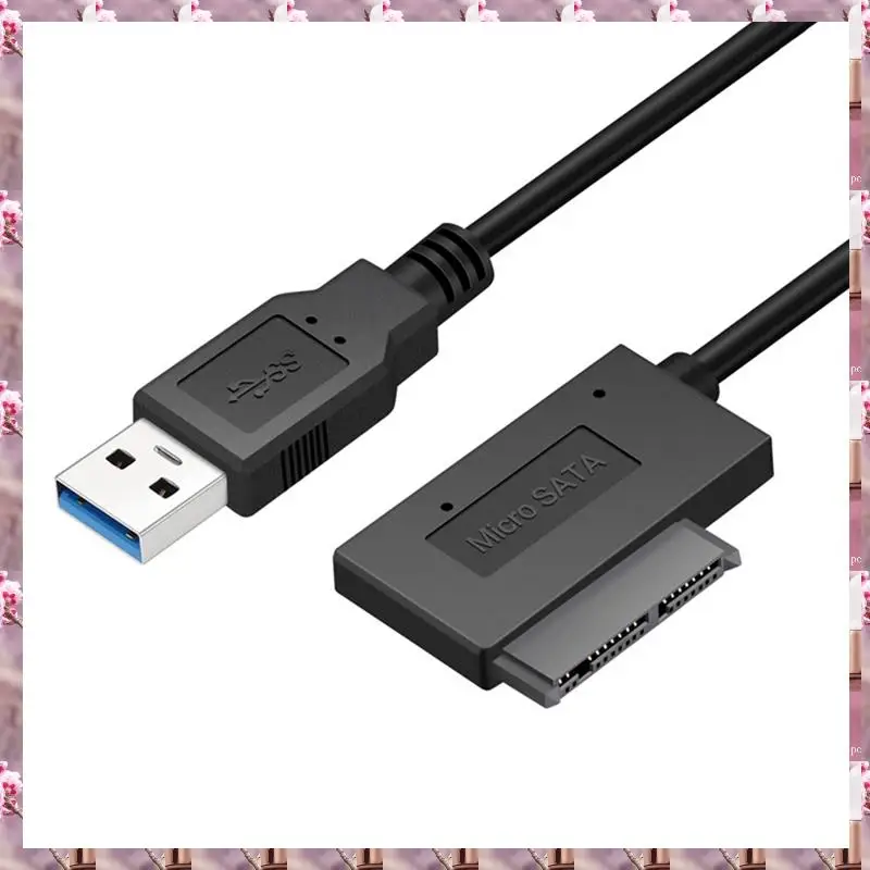 2025 USB 3.0 To Micro-SATA Adapter Cable SATA Hard Drive Converter Cable For 1.8Inch HDD SSD Converter Cord,USB 3.0 To Micro-SAT