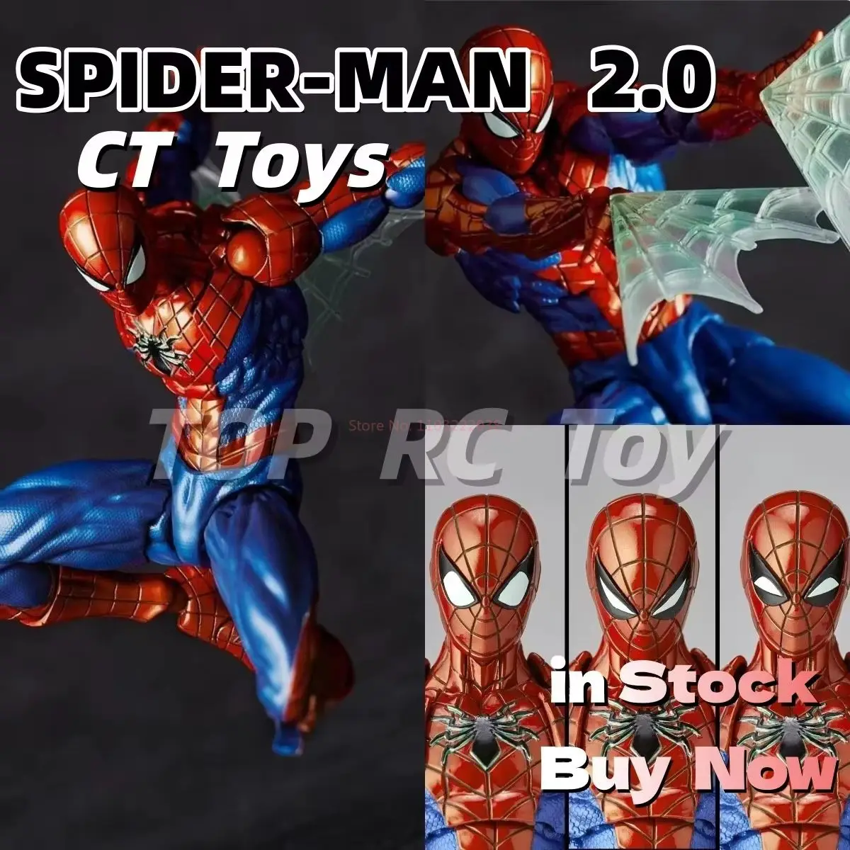مجموعة كاملة من ألعاب CT متوفرة في المخزون لشخصية سبايدرمان بن ريلي - لعبة سبايدر مان كوميك فير المذهلة القابلة للجمع لهدية عيد الميلاد #5