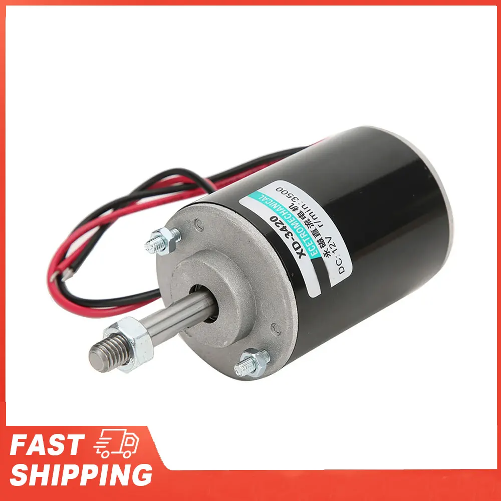 محرك تيار مستمر بمغناطيس دائم 12/24 فولت 30 وات عالي السرعة CW/CCW للمولد