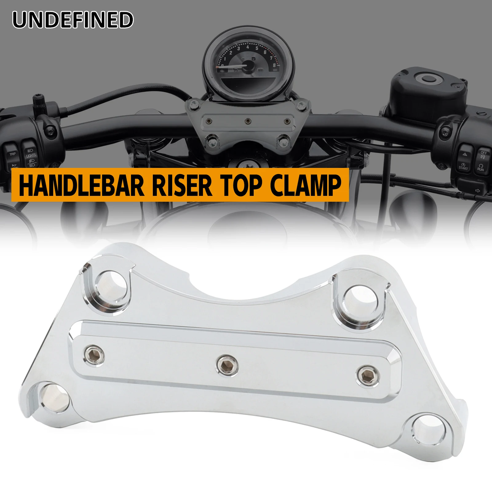 

Motorcycle Indicator Light Handlebar Riser Top Clamp Mount for Harley Touring Road King Street Glide Electra Glide 1997-2024