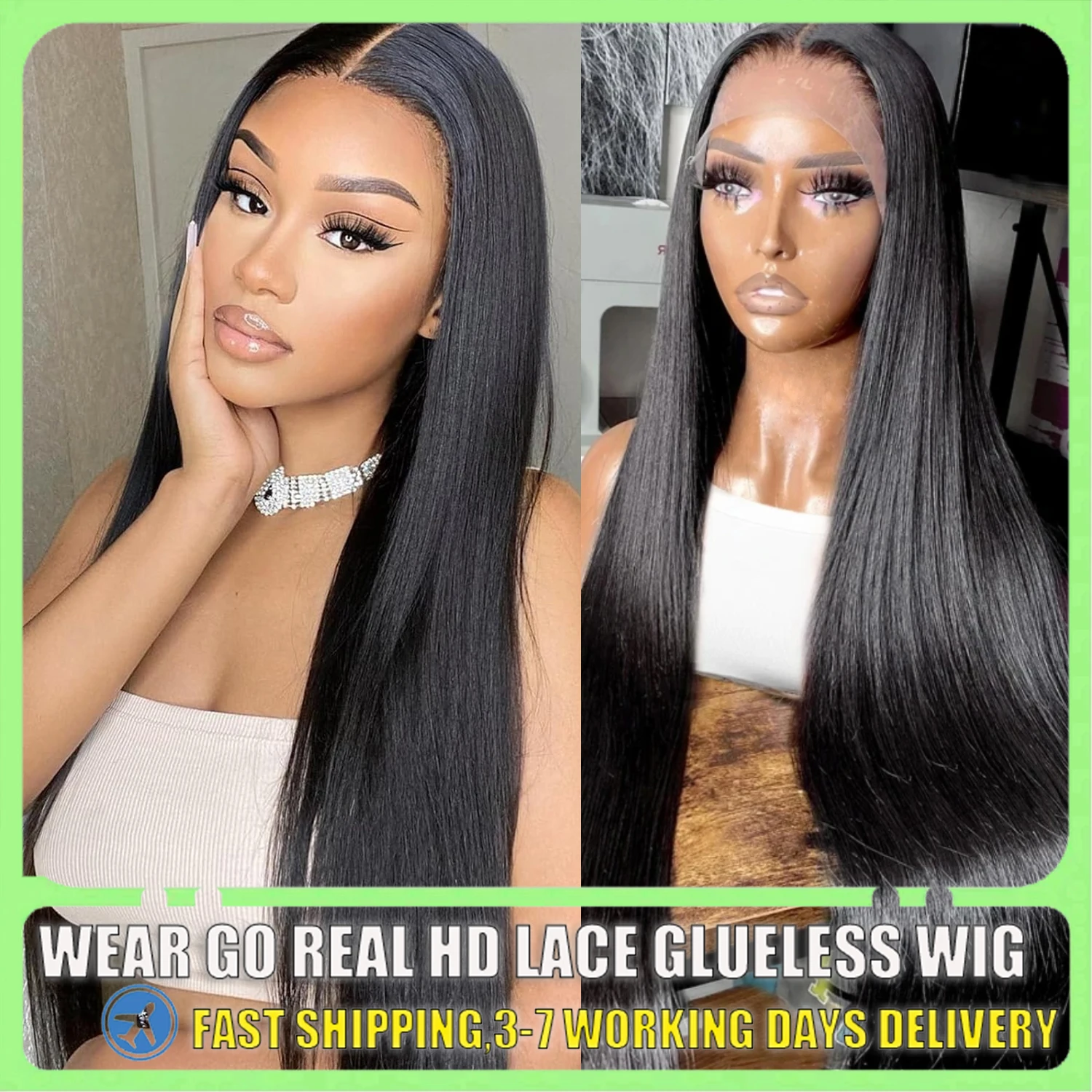 HD Lace Front Human Hair Wigs Straight 13x4 13x6 Transparent Lace Frontal Human Hair Wigs Pre Plucked HD Lace Wigs For Women