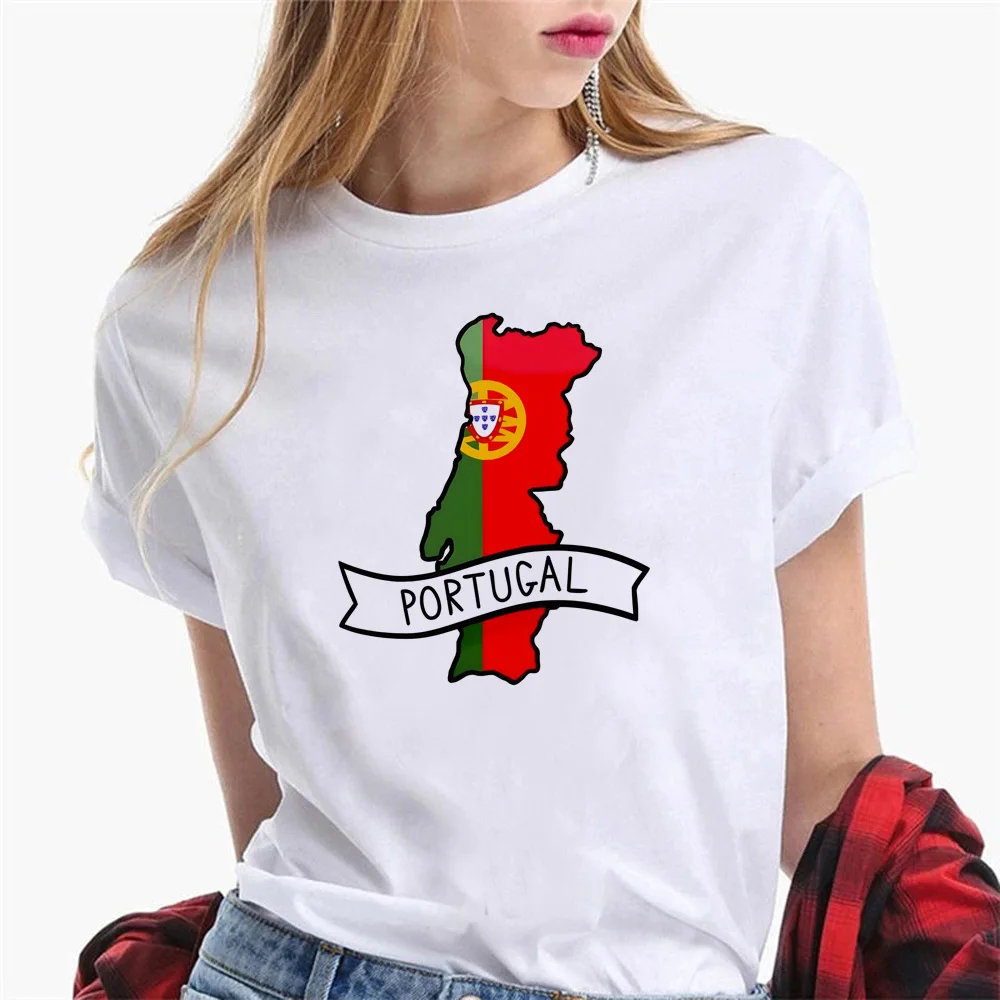 Portugal Tee women anime manga tshirt girl streetwear anime comic clothing