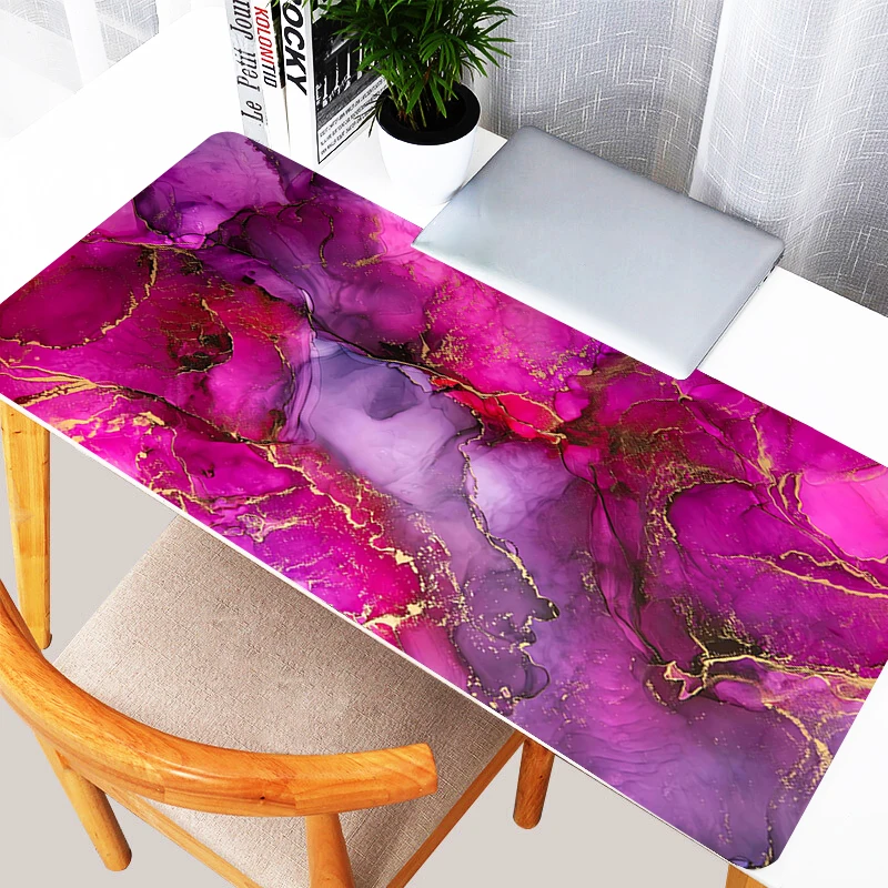 لوحة ماوس رخامية حمراء عصرية من نوع سرعة الكمبيوتر سجادة لمشغلات الرياضات الإلكترونية ولوحة مفاتيح الكمبيوتر المحمول ولوحة الماوس المكتبية الكبيرة