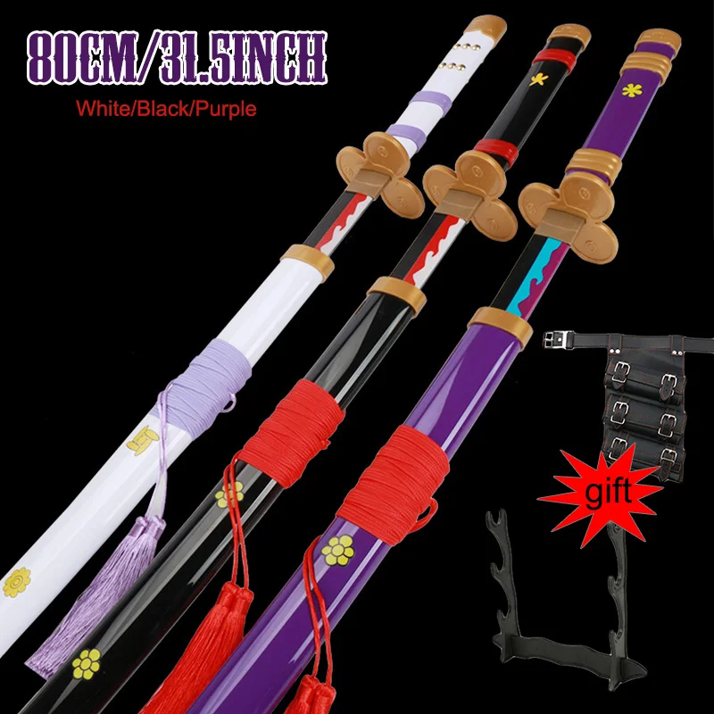 

3 шт. новый аниме косплей деревянные мечи 80 см/31.5 "Катана Яма Эма японский самурайский меч катана оригинальные рождественские подарки