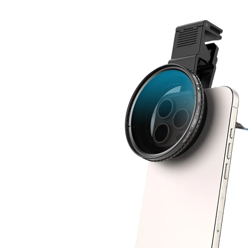Adjustable dimmer ND2-32/2-400/CPL Polarization 67mm Filter for mobile phone photography