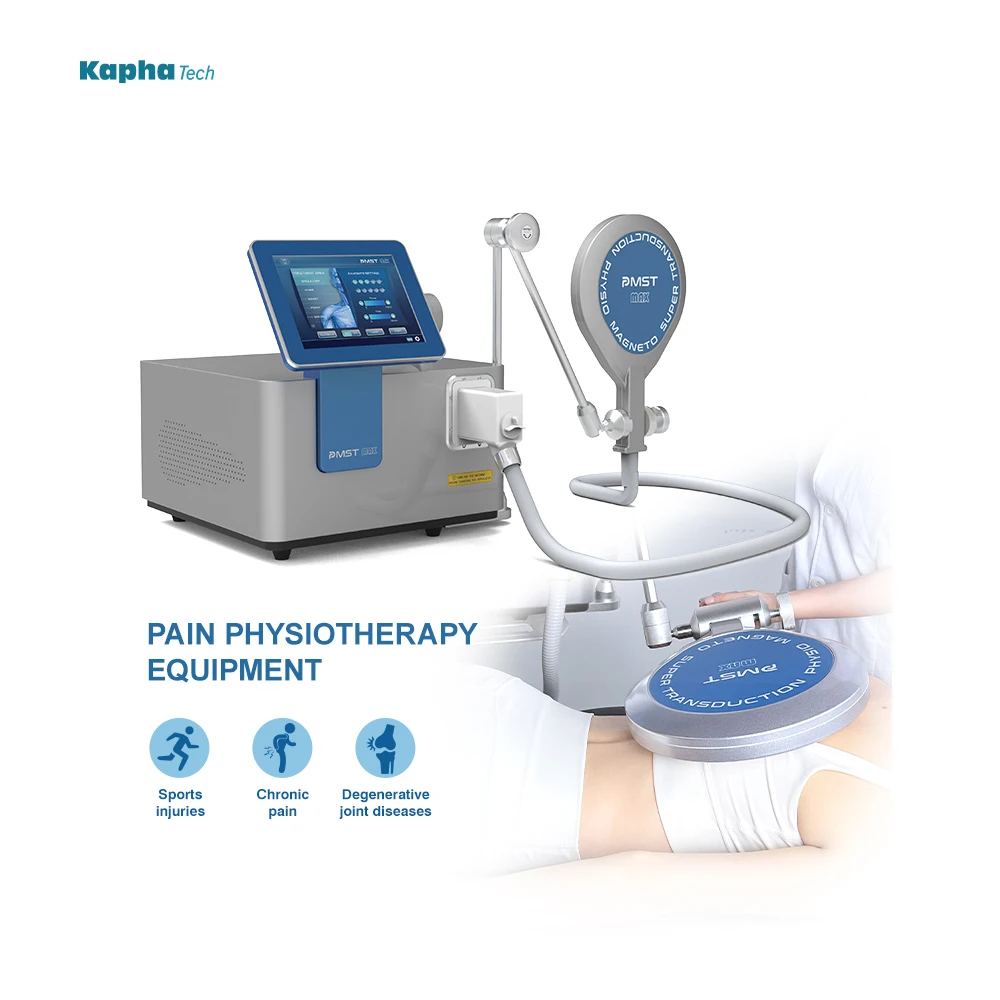 Dispositivo de Magnetoterapia PMST MAX Physio con 4 Aplicadores para Terapia de Puntos Musculares y Articulares para la Salud 7T 5T