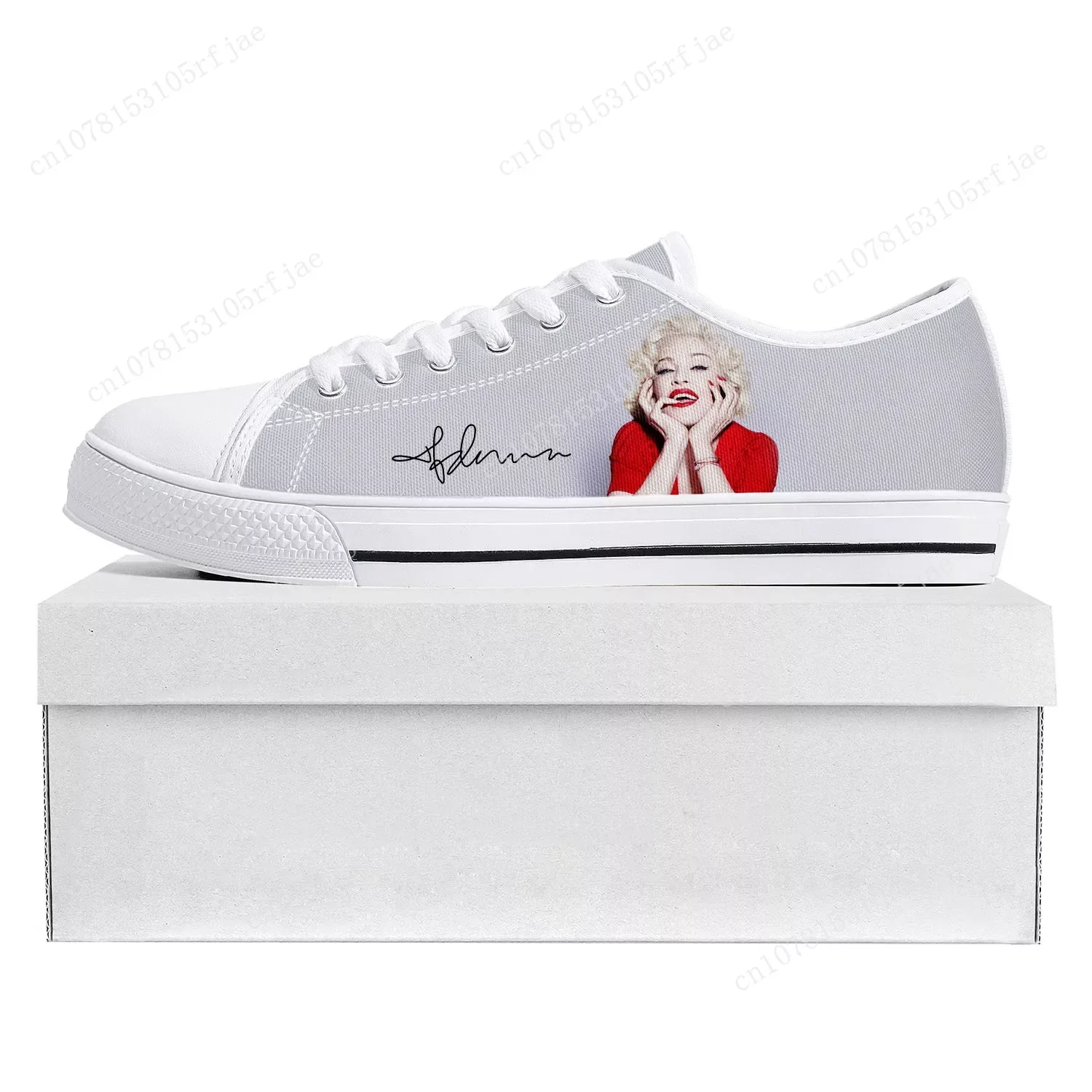 

Madonna Pop Pock Singer Low Top High Quality Sneakers Mens Womens Teenager Canvas Sneaker Couple Shoes Custom Shoe Disco Fashion