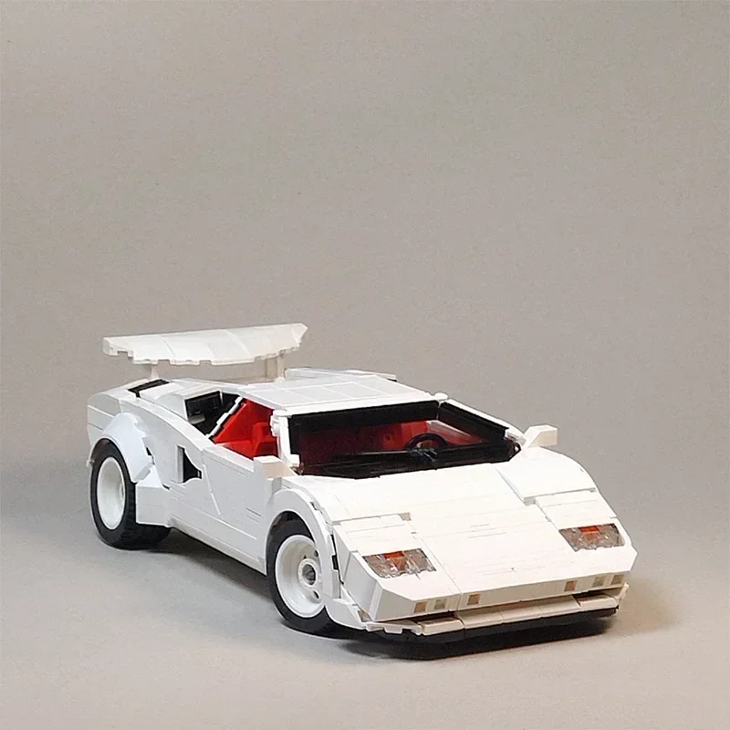 City Car Model MOC Building Bricks Speed Champion Sports Car Count Modular Technology Gifts Holiday Assemble Children Toys Suit